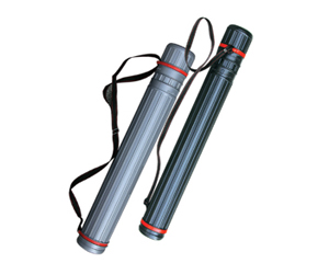 Futlris rasjumiem, D*10.7cm, L.78.5-145cm, melns